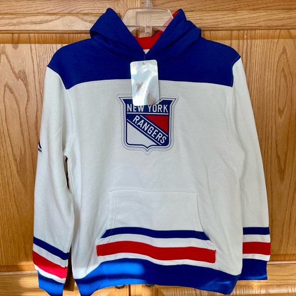 Majestic Other - Rangers NHL hoodie, brand new with attached tags youth large